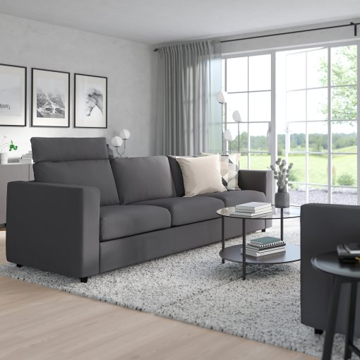 VIMLE, 3-seat sofa with headrest, 493.990.36