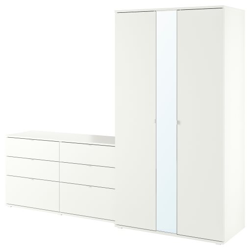VIHALS, wardrobe combination, 245x57x200 cm, 494.421.86