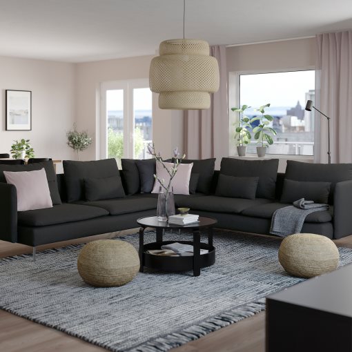SÖDERHAMN, corner sofa, 6-seat, 494.495.93