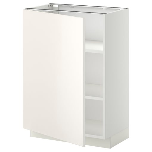 METOD, base cabinet with shelves, 60x37 cm, 494.654.65