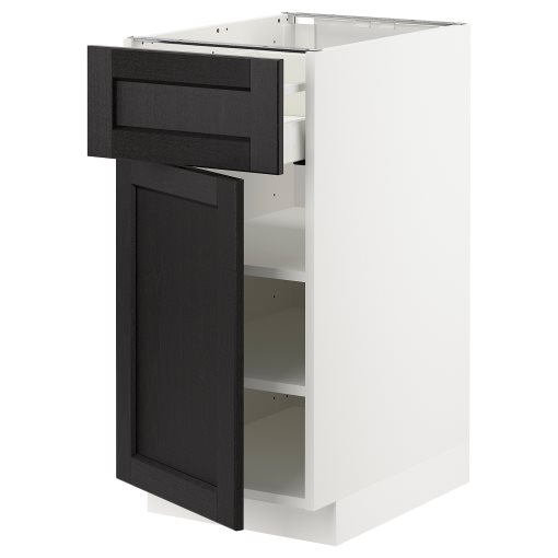 METOD/MAXIMERA, base cabinet with drawer/door, 40x60 cm, 494.673.13