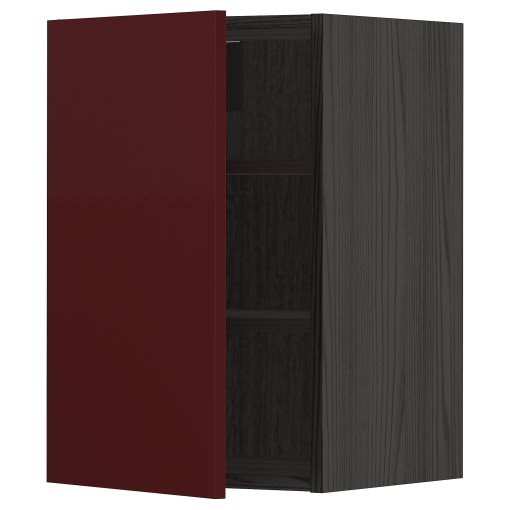 METOD, ντουλάπι τοίχου με ράφια, 40x60 cm, 494.690.72