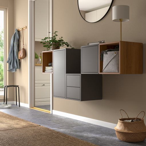 EKET, wall-mounted cabinet combination, 175x35x70 cm, 494.903.37