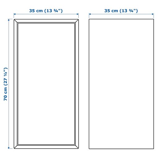 EKET, wall-mounted cabinet combination, 175x35x70 cm, 494.903.37