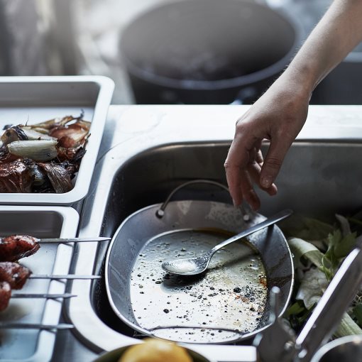 GRILLSKÄR, μονάδα νεροχύτη με βοηθητικό τραπέζι/εξωτερικού χώρου, 93/116x61 cm, 494.952.26