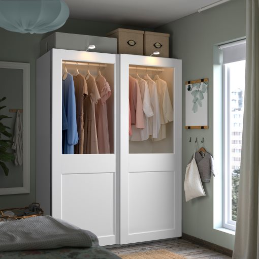 PAX/GRIMO, wardrobe combination, 150x66x201 cm, 495.031.65