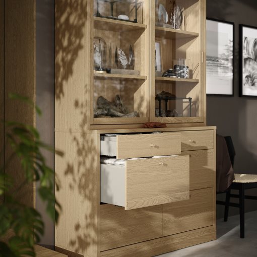 TONSTAD, storage combination with drawers, 121x47x210 cm, 495.478.81