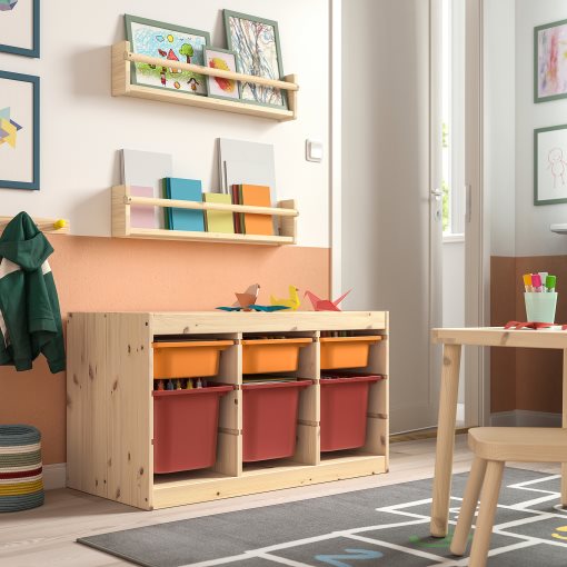 TROFAST, storage combination with boxes, 93x44x52 cm, 495.748.98