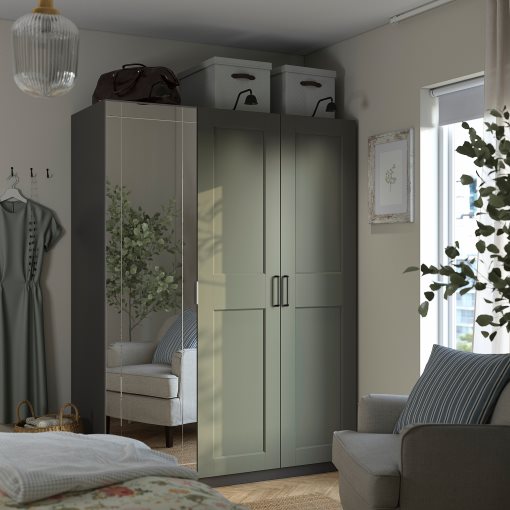 PAX/KAMMAR/GRIM, wardrobe combination, 150x60x201 cm, 495.792.59