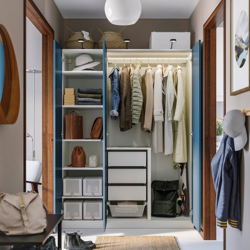 PAX/FYRUDDEN, wardrobe combination, 150x60x201 cm, 495.816.29