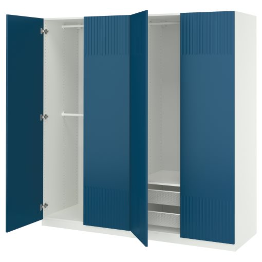 PAX/FYRUDDEN, wardrobe combination, 200x60x201 cm, 495.817.09
