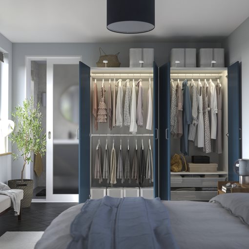 PAX/FYRUDDEN, wardrobe combination, 200x60x201 cm, 495.817.09