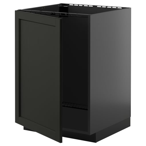 METOD, base cabinet for sink, 60x60 cm, 495.886.83