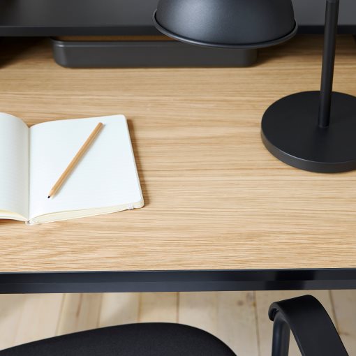 MULLSJÖ/SMÖRKUL, desk and chair, 496.031.55