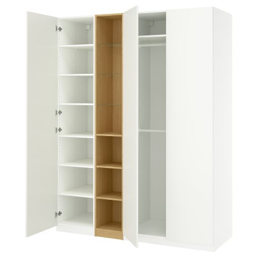 PAX/FORSAND, wardrobe combination, 185x60x236 cm, 496.072.57