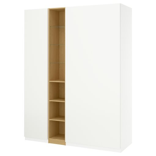 PAX/FORSAND, wardrobe combination, 185x60x236 cm, 496.072.57