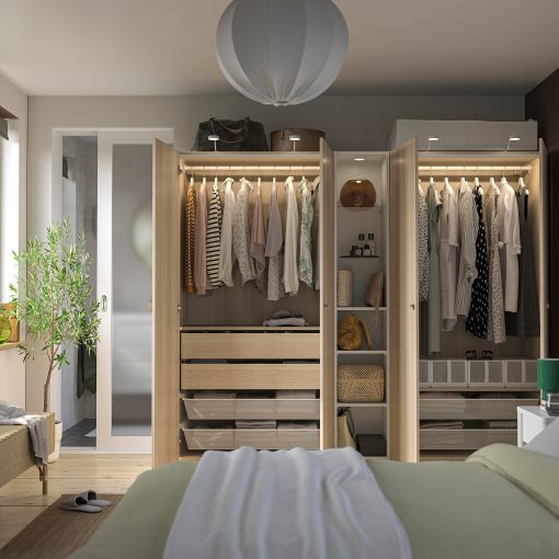 PAX/FORSAND, wardrobe combination, 200x60x201 cm, 496.073.61
