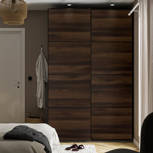 PAX, wardrobe with sliding doors, 150x66x236 cm, 496.088.22