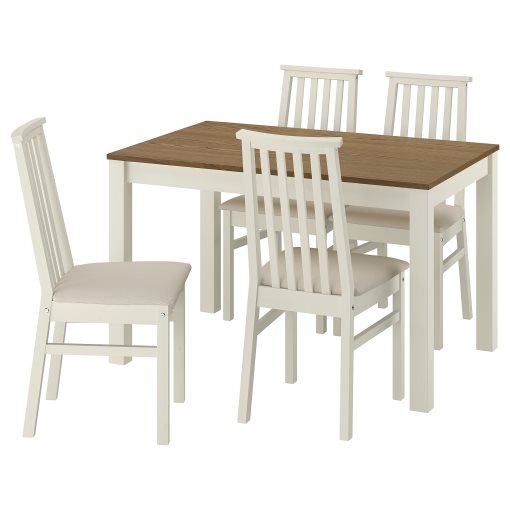ÅLHULT / ÅLHULT, table and 4 chairs, 120x80 cm, 496.101.13