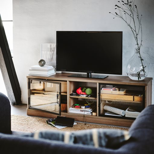 LANESUND, TV bench, 161x47x55 cm, 504.665.53