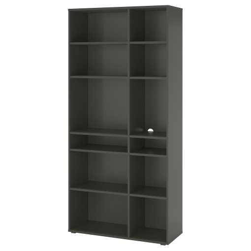 VIHALS, shelving unit with 10 shelves, 95x37x200 cm, 505.429.05