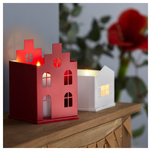 VINTERFINT, pillar candle holder, set of 2, 505.550.02