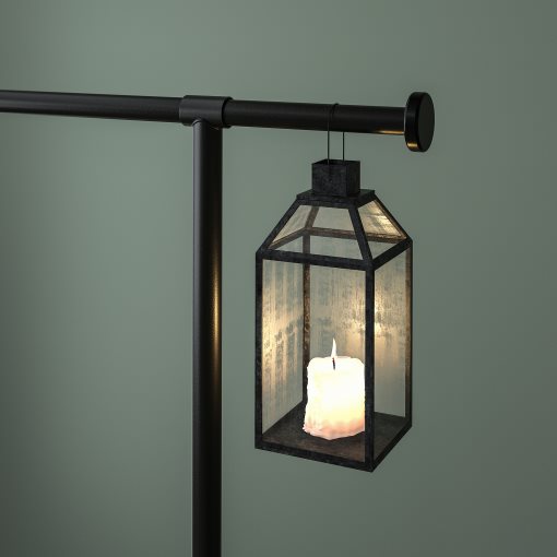 HELGEO, διακοσμητική ράγα για τραπέζι/ρυθμιζόμενη/εσωτερικού/εξωτερικού χώρου, 115/235x116 cm, 505.620.50