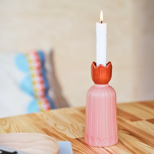 OMMJÄNGE, candlestick/candle holder, 20 cm, 505.939.14