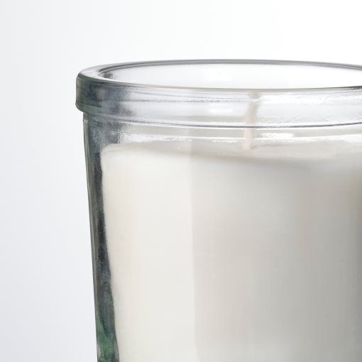 TRÅDCYPRESS, scented candle in glass/Fresh linen, 40 hr, 505.981.05