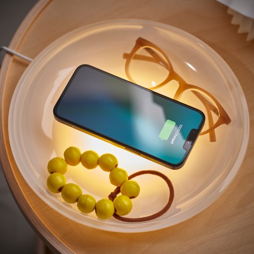 VÄSTMÄRKE, wireless charger with lighting, 505.982.14