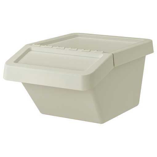 SORTERA, sorting bin with lid, 37 l, 506.020.94