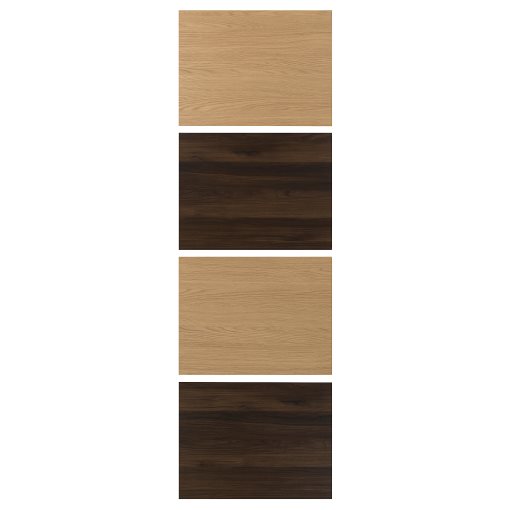 MEHAMN, 4 panels for sliding door frame, 75x236 cm, 506.057.52