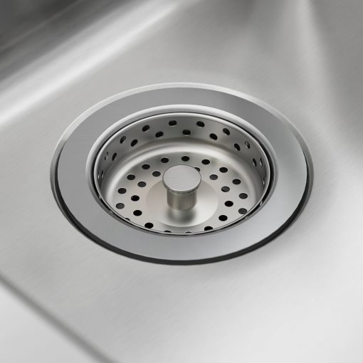 LÅNGUDDEN, inset sink 1 bowl, 46x46 cm, 591.573.91