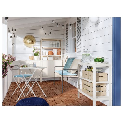 KOLBJÖRN, shelving unit with 2 cabinets, 161x37x161 cm, 592.916.34