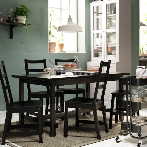NORDVIKEN/NORDVIKEN, table and 4 chairs, 593.051.55