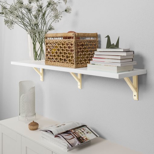BERGSHULT/SANDSHULT, wall shelf, 120x30 cm, 593.260.25