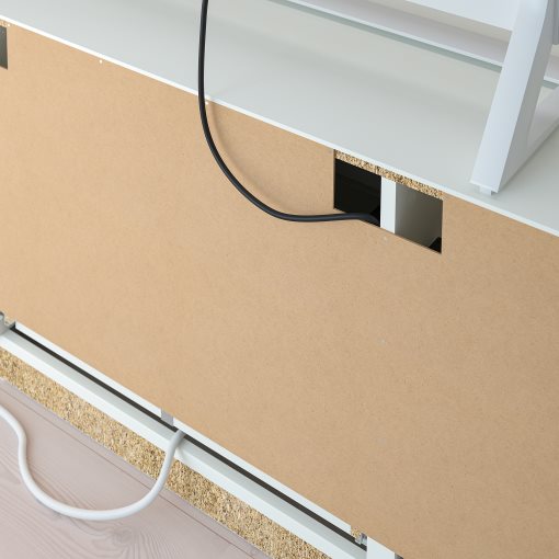 BRIMNES/BURHULT, TV storage combination, 338x41x190 cm, 593.986.73