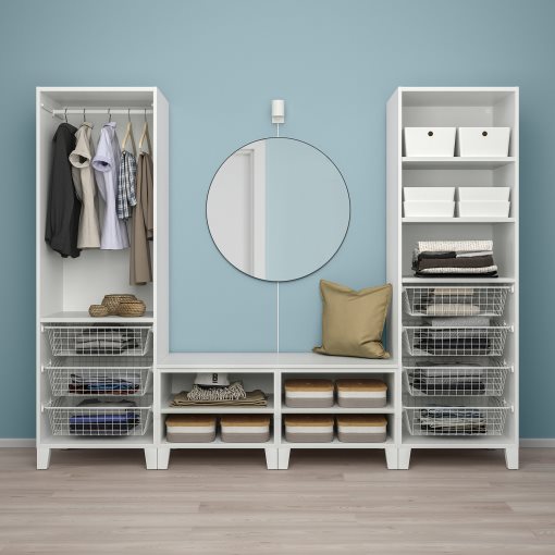 PLATSA, wardrobe with 4 doors, 240x57x191, 594.371.27