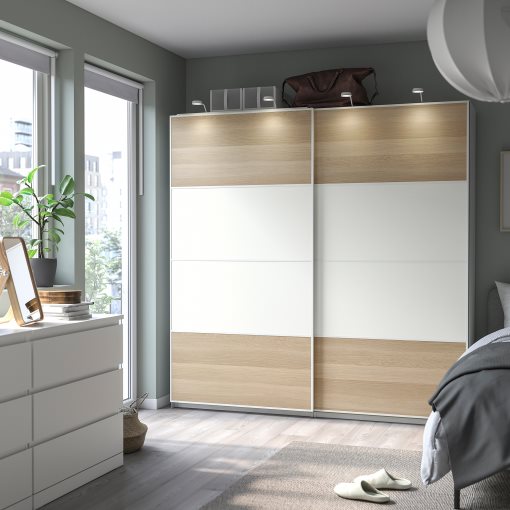 MEHAMN, pair of sliding doors, 200x201 cm, 594.397.77
