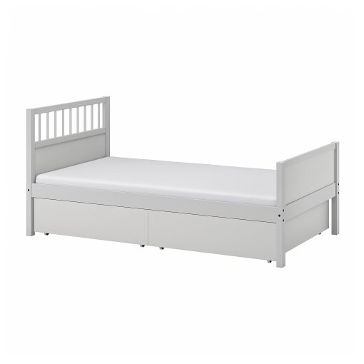 SMYGA, bed frame with storage, 90x200 cm, 594.441.42