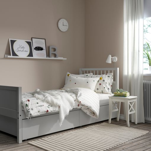 SMYGA, bed frame with storage, 90x200 cm, 594.441.42