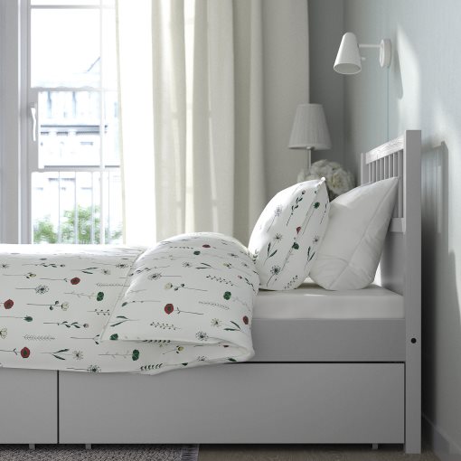 SMYGA, bed frame with storage, 90x200 cm, 594.441.42