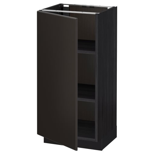 METOD, base cabinet with shelves, 40x37 cm, 594.554.37