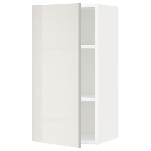 METOD, wall cabinet with shelves, 40x80 cm, 594.584.12