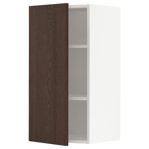 METOD, wall cabinet with shelves, 40x80 cm, 594.587.80