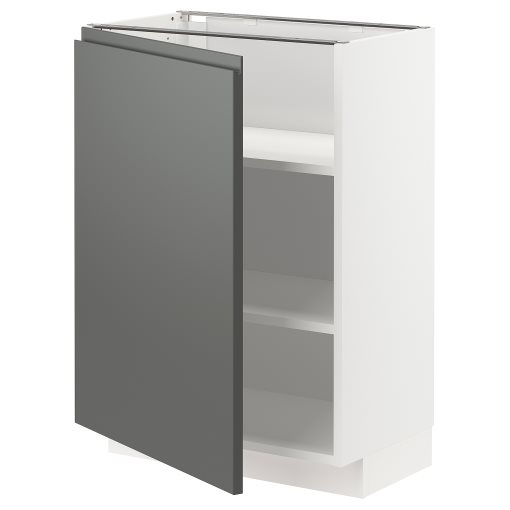 METOD, base cabinet with shelves, 60x37 cm, 594.652.00