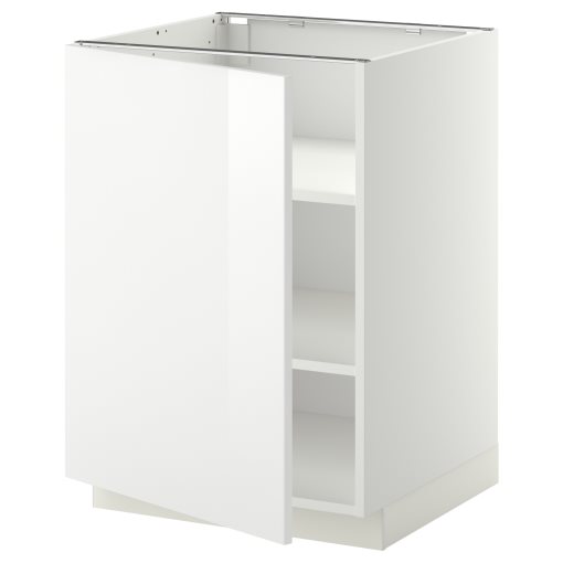 METOD, base cabinet with shelves, 60x60 cm, 594.663.94