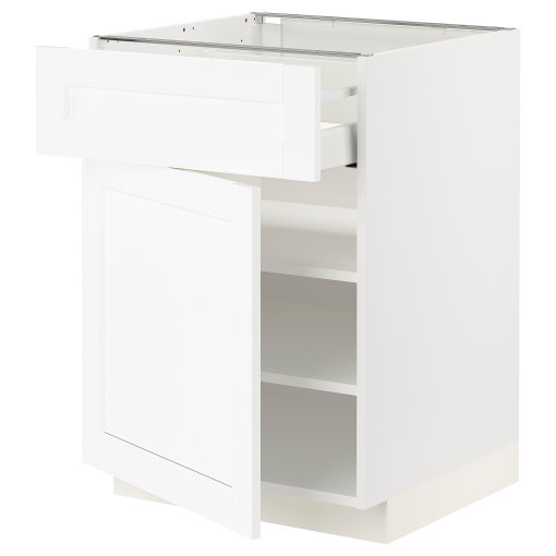 METOD, base cabinet with drawer/door, 60x60 cm, 594.732.95