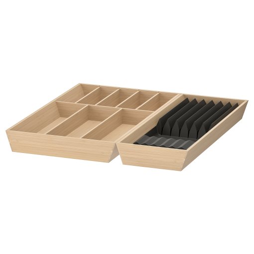 UPPDATERA, cutlery tray with knife rack, 52x50 cm, 595.011.99