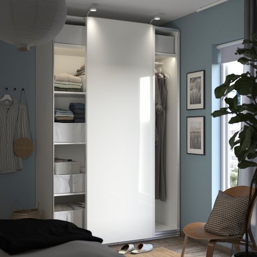 PAX/HASVIK, wardrobe combination, 150x66x236 cm, 595.028.01